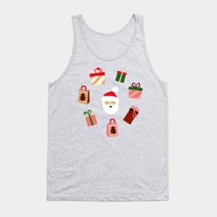 Santa Claus with Gifts Tank Top